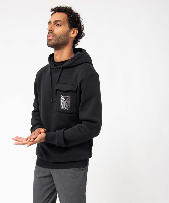 Sweat homme à capuche avec motif dos - Attack on Titan vue1 - ATTAQUE DES TITANS - GEMO