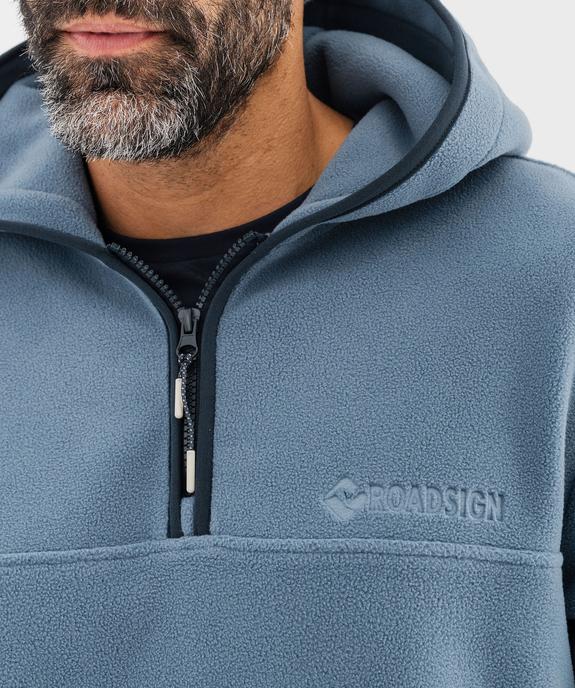 Sweat à capuche en maille polaire homme - Roadsign vue4 - ROADSIGN G4G - GEMO