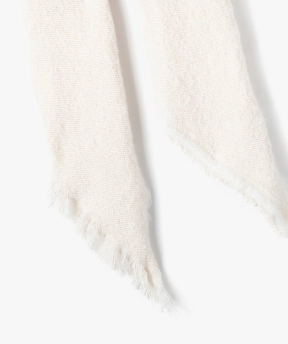 Écharpe avec fil métallisé et finitions franges femme vue2 - GEMO (ACCESS) - GEMO