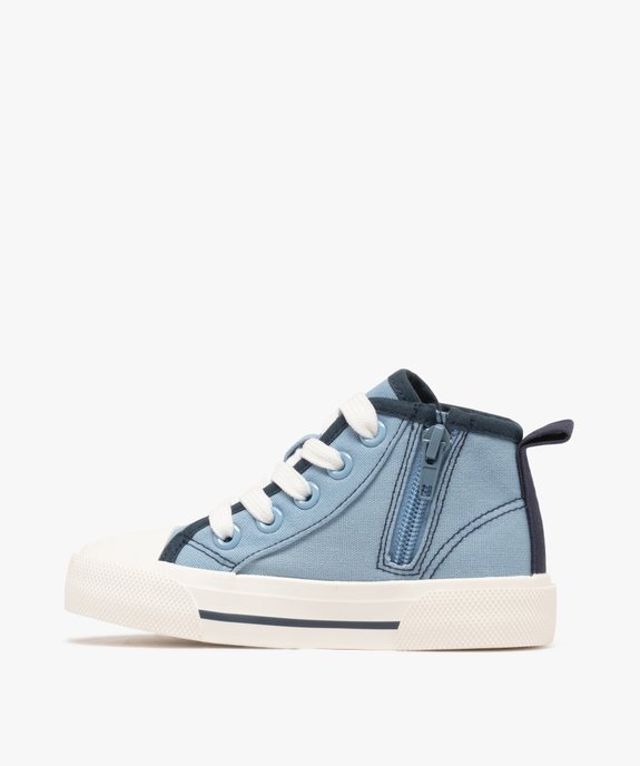 Tennis montantes à zip garçon vue4 - BUGGY GEMO FOR GOOD - GEMO