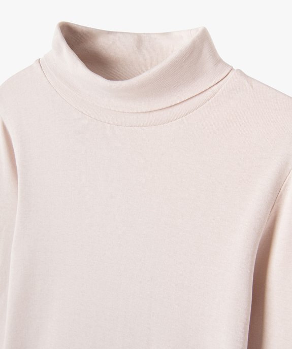 Tee-shirt col montant manches longues garçon vue6 - GEMO 4G GARCON - GEMO
