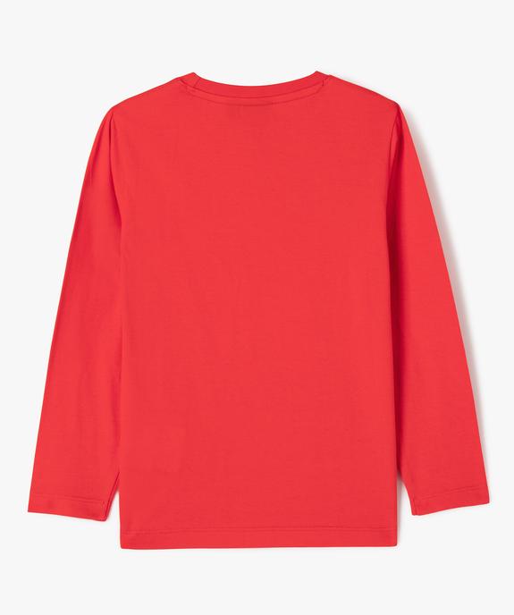 Tee-shirt manches longues imprimé garçon vue3 - MARIO - GEMO