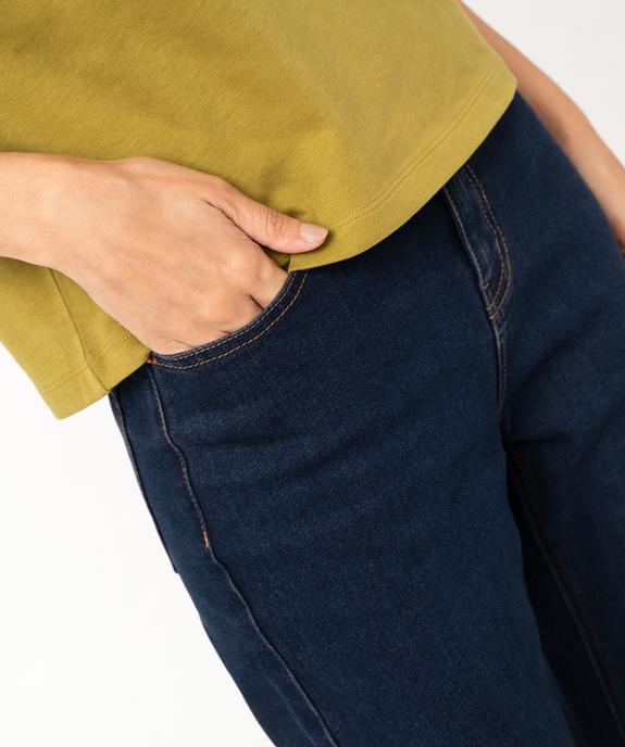 Jean Regular taille haute femme - Longueur L26 vue3 - GEMO(FEMME PAP) - GEMO