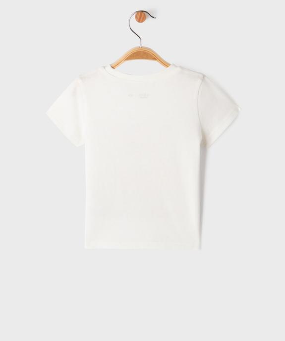 Tee-shirt manches courtes à message bébé garçon vue3 - GEMO 4G BEBE - GEMO