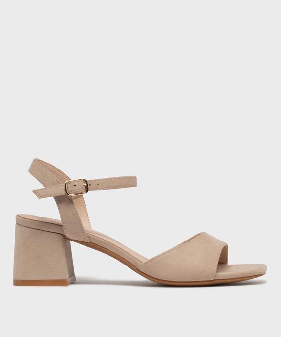 Sandales à talon toucher velours femme - Valentina Baldano vue1 - VALENTINA BALDA - GEMO