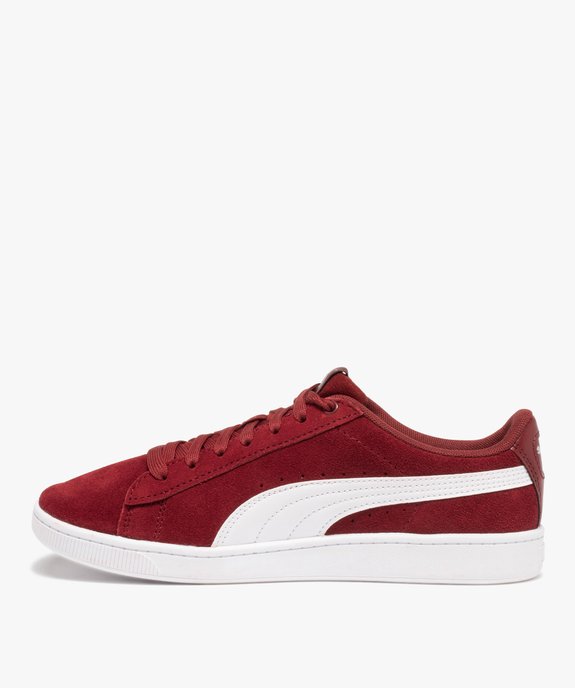 Baskets femme bicolores dessus cuir – Puma Vikky vue3 - PUMA - GEMO