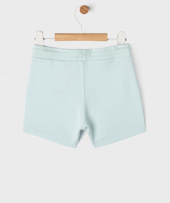 Short en maille avec ceinture ajustable bébé garçon vue6 - GEMO 4G BEBE - GEMO