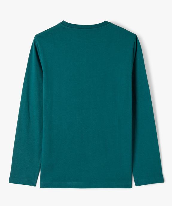 Tee-shirt manches longues imprimé garçon vue3 - GEMO 4G GARCON - GEMO
