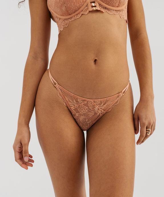 Tanga en dentelle femme vue1 - GEMO(HOMWR FEM) - GEMO