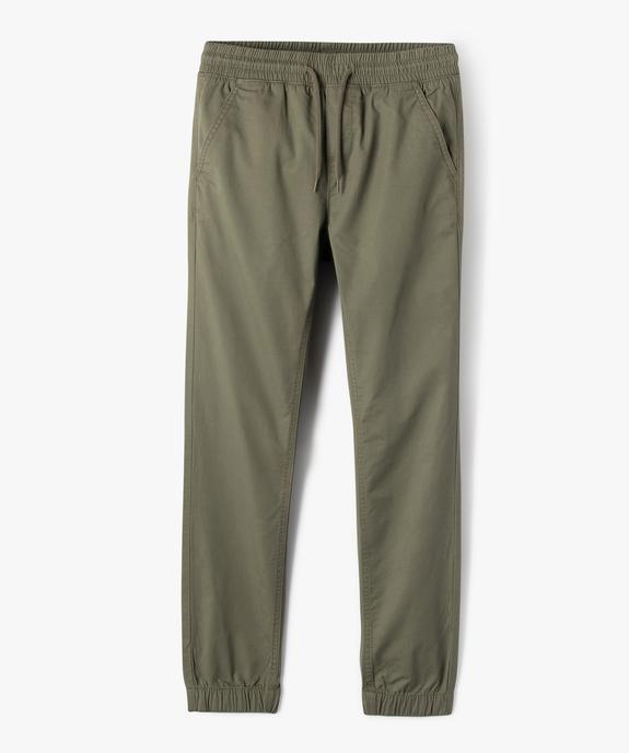 Pantalon jogger coupe slim garçon vue1 - GEMO (JUNIOR) - GEMO