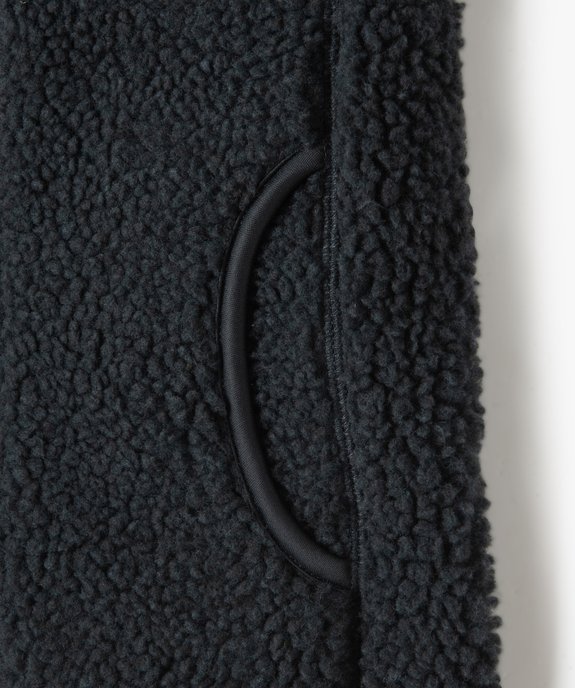 Sweat garçon zippé sans manches en sherpa vue2 - GEMO (ENFANT) - GEMO