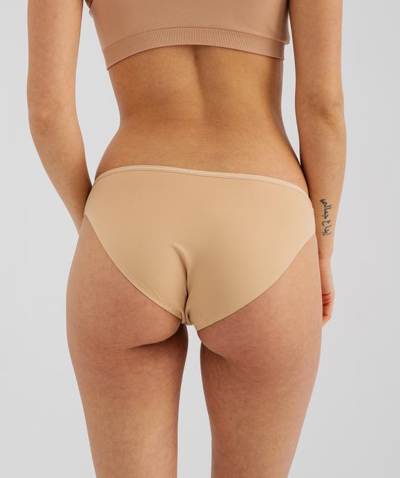 Culotte microfibre sans coutures femme (lot de 2) vue6 - GEMO 4G FEMME - GEMO