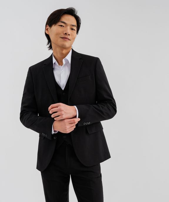 Veste de costume coupe droite en matière extensible homme vue2 - GEMO 4G HOMME - GEMO