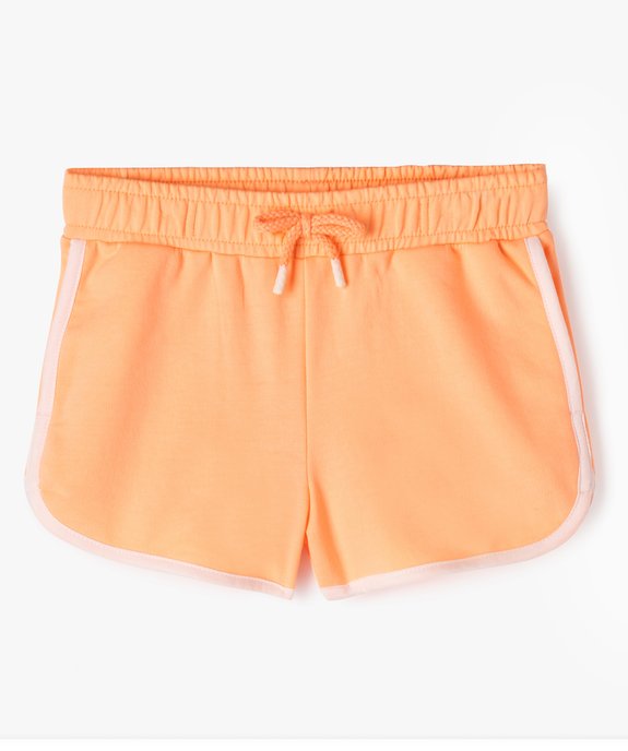 Short en maille avec taille élastique fille vue1 - GEMO (ENFANT) - GEMO