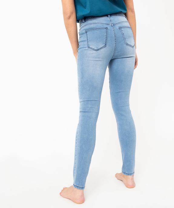 Jean Skinny taille haute stretch femme vue3 - GEMO(FEMME PAP) - GEMO