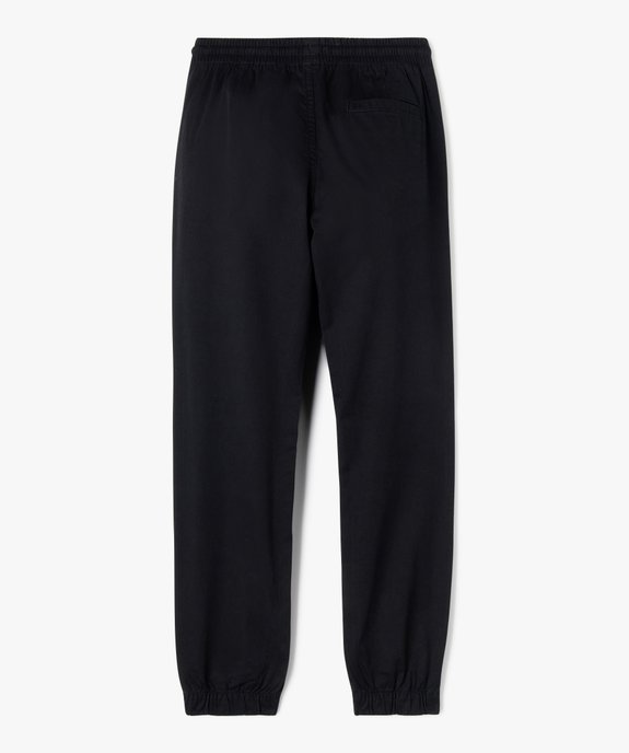 Pantalon jogger coupe slim garçon vue8 - GEMO (JUNIOR) - GEMO