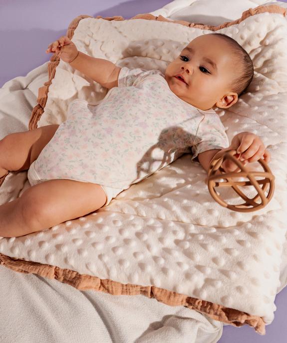 Body à manches courtes fermeture croisée motifs fleuris bébé fille (lot de 3) vue6 - GEMO 4G BEBE - GEMO