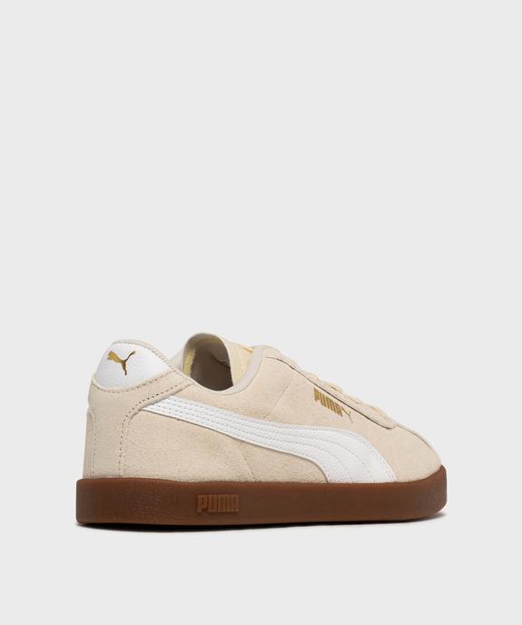 Baskets basses à lacets en cuir suède Club II femme - Puma vue5 - PUMA - GEMO