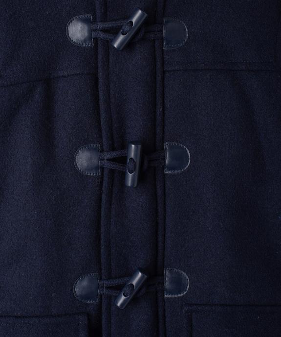 Caban en drap de laine à capuche garçon - LuluCastagnette vue4 - LULUCASTAGNETTE - GEMO