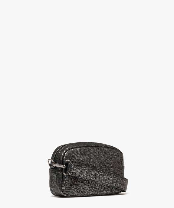 Sac à bandoulière grainé petit format femme vue2 - GEMO (ACCESS) - GEMO