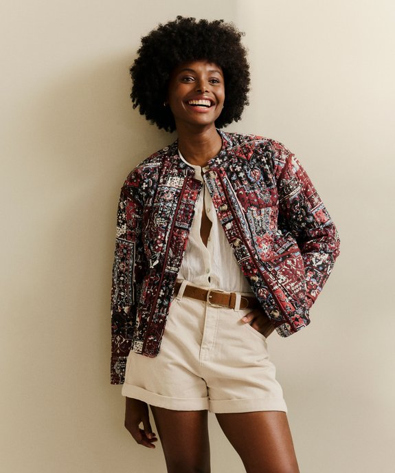 Ceinture avec perles métalliques femme vue1 - GEMO (ACCESS) - GEMO