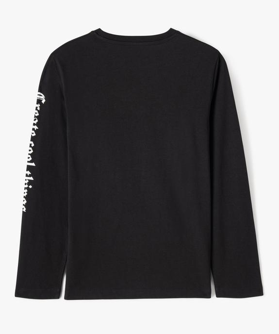 Tee-shirt manches longues imprimé garçon vue4 - GEMO 4G GARCON - GEMO