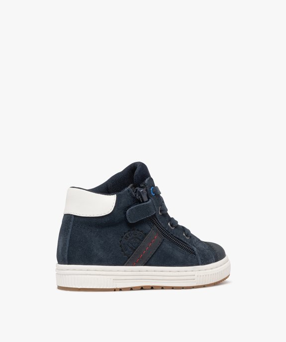 Baskets montantes en cuir petit garçon vue4 - BUGGY GEMO FOR GOOD - GEMO