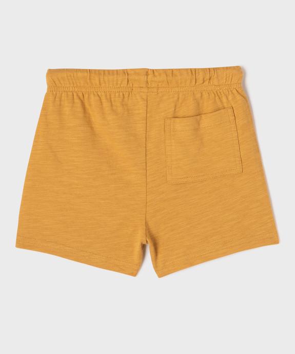 Short en coton avec taille ajustable bébé garçon (lot de 2) vue3 - GEMO(BB COUCHE) - GEMO