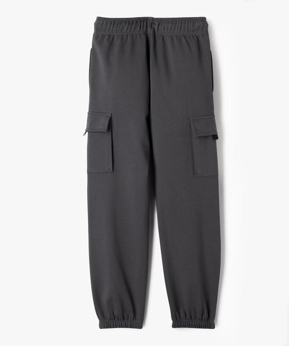 Pantalon cargo molletonné garçon vue4 - GEMO (JUNIOR) - GEMO