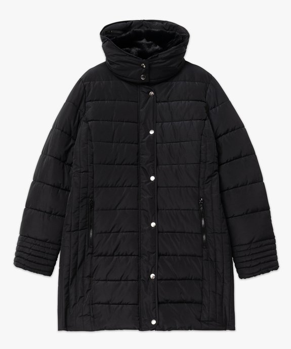 Manteau femme grande taille matelassé avec col doublé vue8 - GEMO (G TAILLE) - GEMO