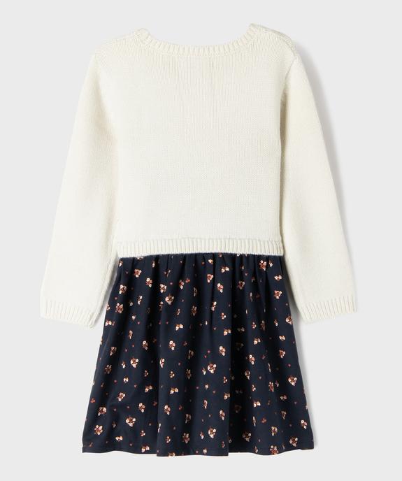 Robe effet 2-en-1 fille - LuluCastagnette vue3 - LULUCASTAGNETTE - GEMO