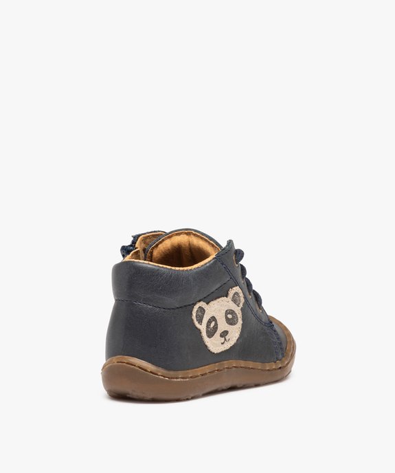 Chaussures premiers pas bébé garçon à lacets – NA! vue5 - NA! - GEMO