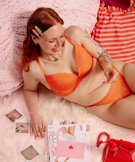 Soutien-gorge push-up à armatures en dentelle vue1 - GEMO(HOMWR FEM) - GEMO
