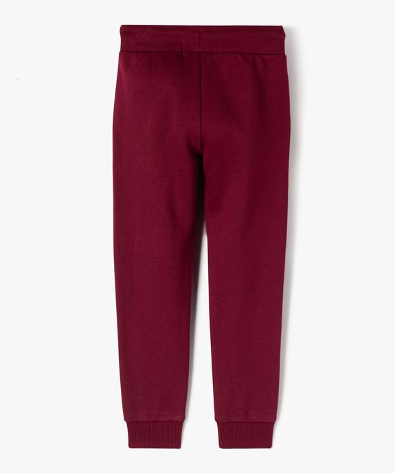 Pantalon jogging imprimé collège garçon vue3 - CAMPS UNITED - GEMO