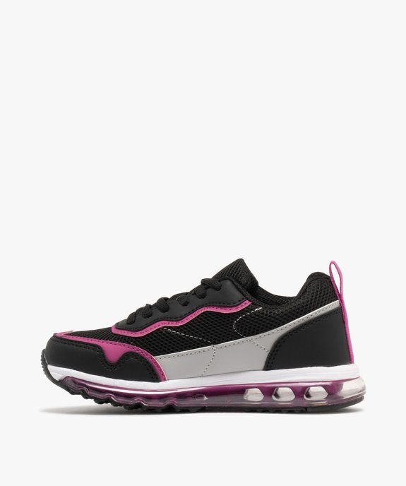 Baskets fille running en mesh avec semelle à bulle d'air détails colorés - Nasa vue3 - NASA - GEMO