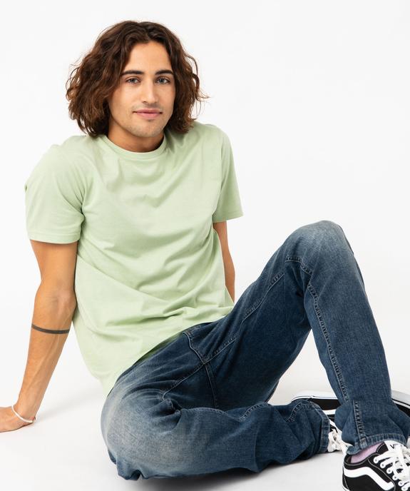 Tee-shirt à manches courtes et col rond homme vue1 - GEMO 4G HOMME - GEMO