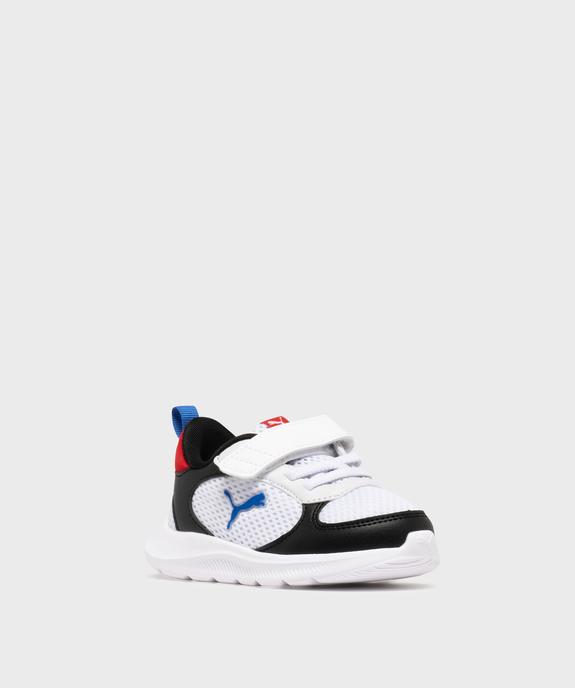 Baskets Fun Racer 2 AC fermeture scratch bébé garçon - Puma vue2 - PUMA - GEMO