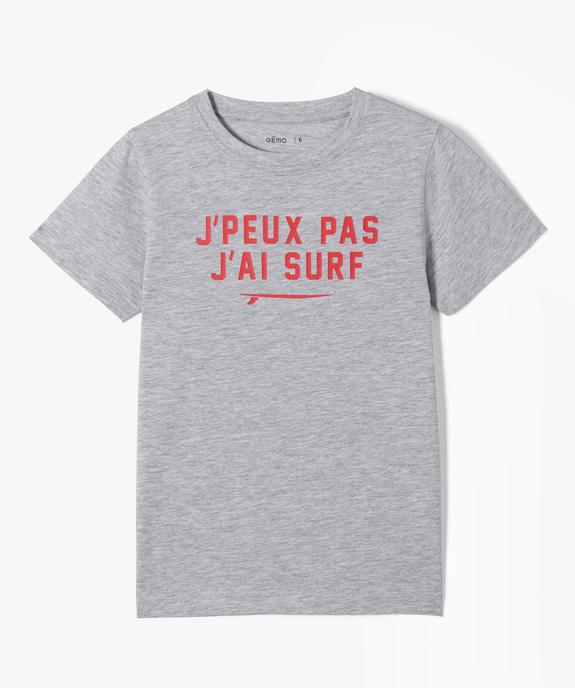 Tee-shirt imprimé estival garçon vue1 - GEMO (ENFANT) - GEMO