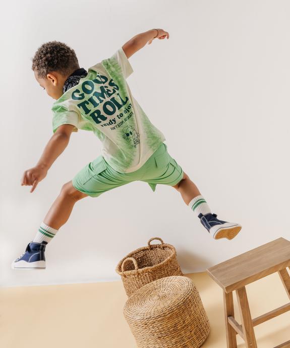 Tee-shirt garçon à message skate vue1 - GEMO (ENFANT) - GEMO