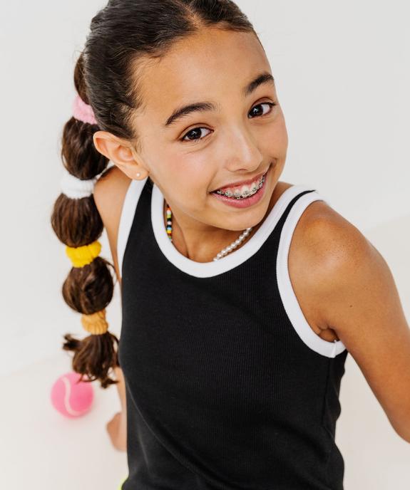 Robe débardeur en maille côtelée fille vue2 - GEMO 4G FILLE - GEMO