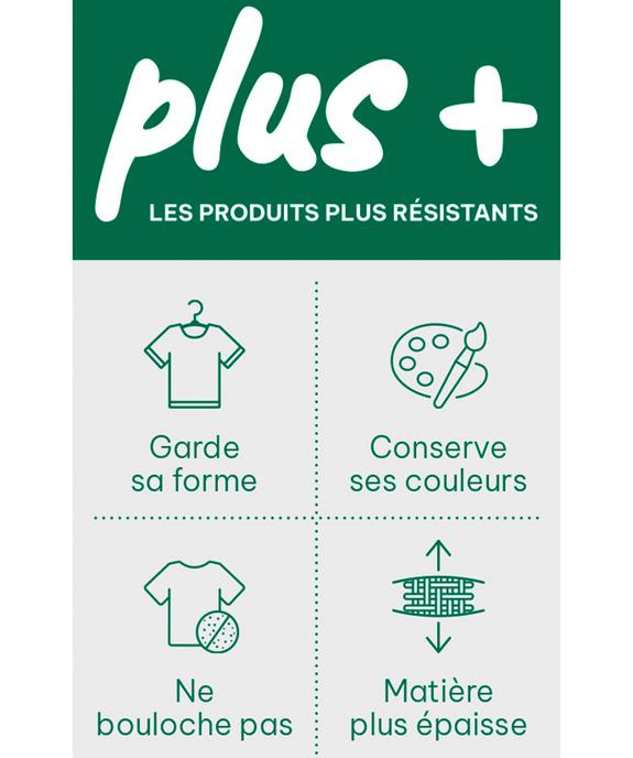 Tee-shirt manches courtes en coton uni homme vue4 - GEMO (HOMME) - GEMO