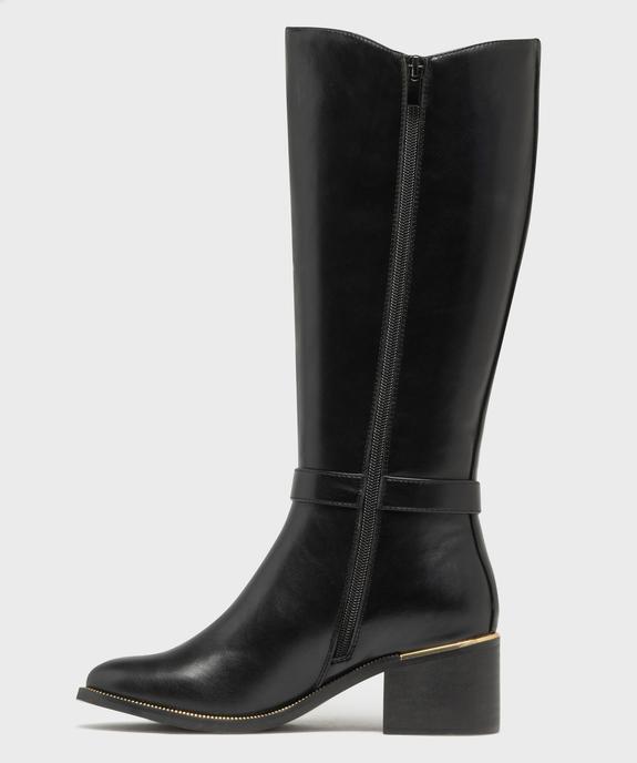 Bottes avec bande élastique sur le côté femme - Valentina Baldano vue3 - VALENTINA BALDANO GEMO FORGOOD - GEMO