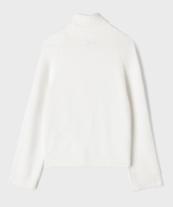 Pull col roulé en maille douillette fille vue3 - GEMO (JUNIOR) - GEMO