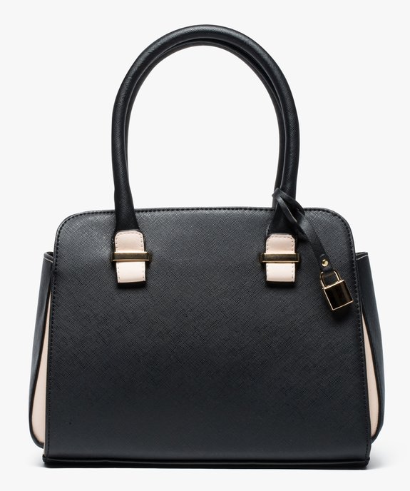 Sac à main femme forme trapèze bicolore vue1 - GEMO (ACCESS) - GEMO