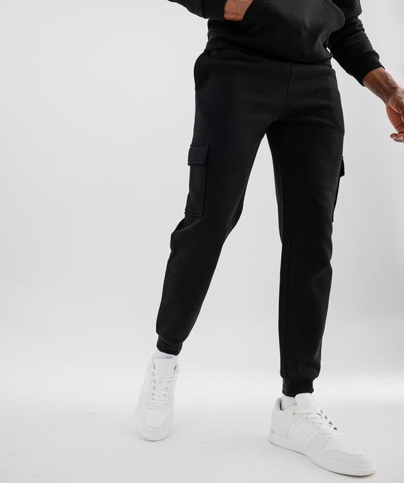 Pantalon de jogging coupe cargo homme vue5 - GEMO 4G HOMME - GEMO