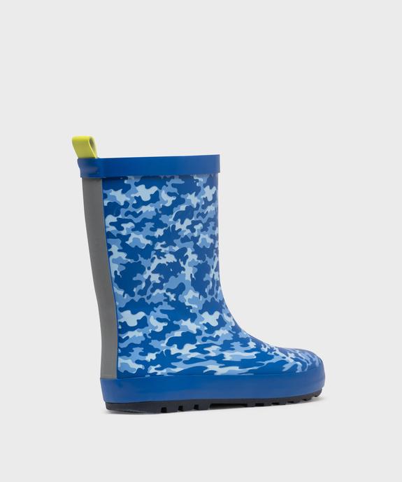Bottes de pluie imprimé camo garçon - Buggy Shoes vue5 - BUGGY - GEMO