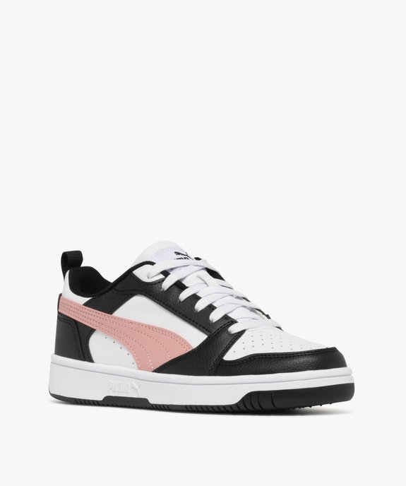 Baskets tricolores à lacets Rebound femme - Puma vue2 - PUMA - GEMO