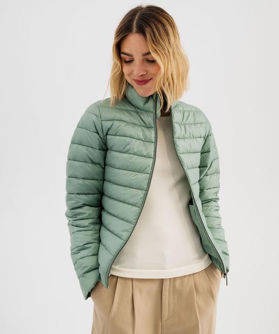 Doudoune légère avec col montant femme vue1 - GEMO 4G FEMME - GEMO