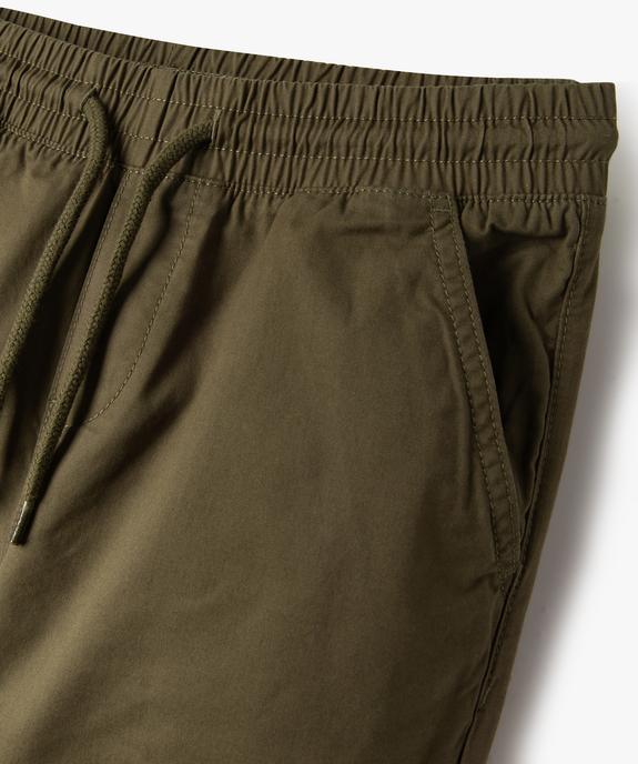 Pantalon jogger coupe slim garçon vue2 - GEMO (JUNIOR) - GEMO