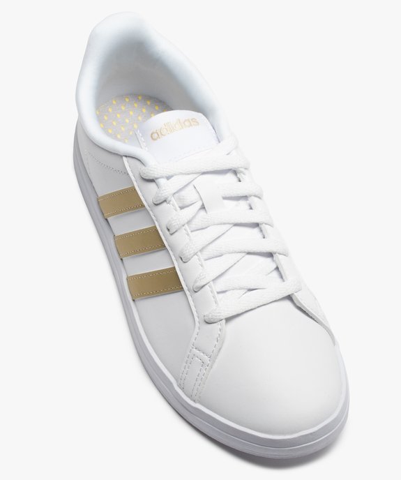 Baskets femme bicolores à lacets – Adidas Courtpoint vue5 - ADIDAS - GEMO